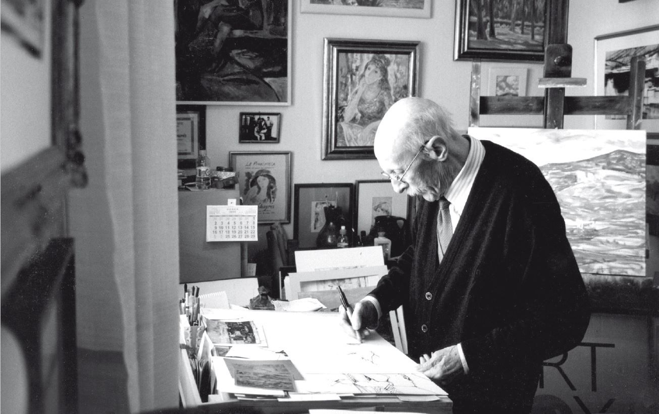 Morató Aragonès en su estudio